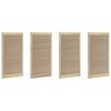 vidaXL Skř&iacute;ňov&eacute; dveře se dveřmi 4 ks Př&iacute;rodn&iacute; 110 x 2,1 x 59,5 cm