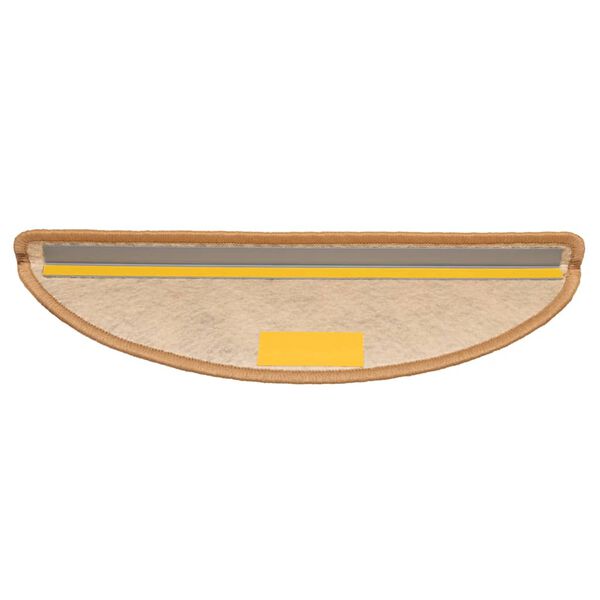 vidaXL Samolepic&iacute; rohože na schody Sisal-Look 30 ks 56x17x3 cm Sisal