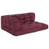 vidaXL Polstrovan&yacute; pohovkov&yacute; pol&scaron;t&aacute;ř 3 pcs Bord&oacute; 120 x 80 x 38 cm