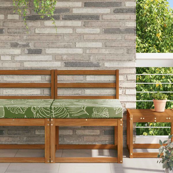 vidaXL Venkovn&iacute; pol&scaron;t&aacute;ř na pohovku Listov&yacute; design 60 x 60 x 8 cm