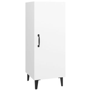 vidaXL Př&iacute;born&iacute;k b&iacute;l&yacute; 34,5 x 34 x 90 cm kompozitn&iacute; dřevo