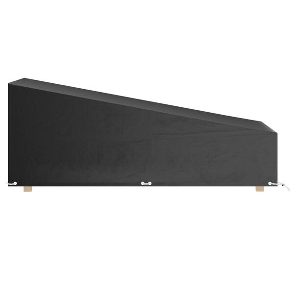 vidaXL Plachty na zahradní lehátko 2 ks 12 oček 205 x 75 x 40/70 cm PE