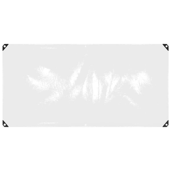 vidaXL Plachta s oky Transparentn&iacute; 1 x 2 m Polyethylen