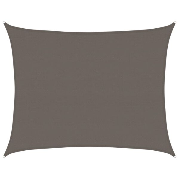 vidaXL Plachta proti slunci 160 g/m&sup2; antracitov&aacute; 6 x 7 m HDPE