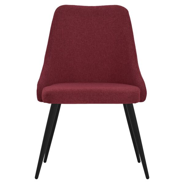 vidaXL Otočn&eacute; j&iacute;deln&iacute; židle 4 ks v&iacute;nov&eacute; textil