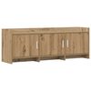 vidaXL Televizn&iacute; skř&iacute;ň 130 x 33 x 47 cm Dub artisan Kompozitn&iacute; dřevo