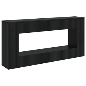 vidaXL Konzolov&yacute; stolek Čern&yacute; 155 x 29 x 74 cm Dřevěn&yacute; materi&aacute;l