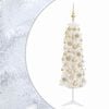vidaXL &Scaron;t&iacute;hl&yacute; uměl&yacute; v&aacute;nočn&iacute; stromek s v&aacute;nočn&iacute;mi koulemi 150 cm 150 LED