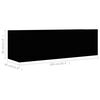vidaXL 2d&iacute;ln&yacute; set TV skř&iacute;něk čern&yacute; kompozitn&iacute; dřevo