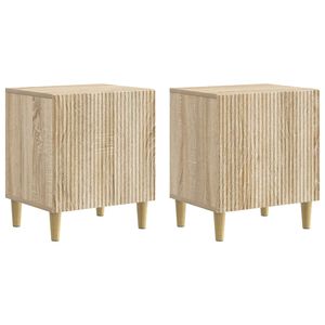 vidaXL Nočn&iacute; skř&iacute;ňka 2 pcs Dub sonoma 43 x 34,5 x 50 cm