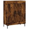 vidaXL Skř&iacute;ň highboard kouřov&yacute; dub 69,5 x 34 x 180 cm kompozitn&iacute; dřevo