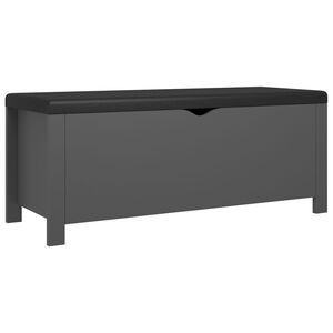 vidaXL &Uacute;ložn&yacute; box s podu&scaron;kou &scaron;ed&yacute; 105 x 40 x 45 cm kompozitn&iacute; dřevo