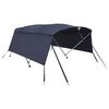 vidaXL Bimini stř&iacute;&scaron;ka se 4 oblouky a bočnicemi 243x(230&ndash;244)x137 cm