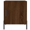 vidaXL Nočn&iacute; stolek hněd&yacute; dub 40 x 40 x 50 cm kompozitn&iacute; dřevo