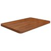vidaXL Koupelnov&aacute; deska tmavě hněd&aacute; 60x40x2,5 cm o&scaron;etřen&yacute; masiv