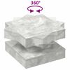 vidaXL Konferenční stolek otočný o 360º betonově šedý 50x50x34,5 cm