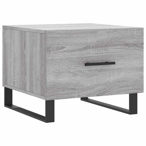 vidaXL Konferenčn&iacute; stolek &scaron;ed&yacute; sonoma 50 x 50 x 40 cm kompozitn&iacute; dřevo