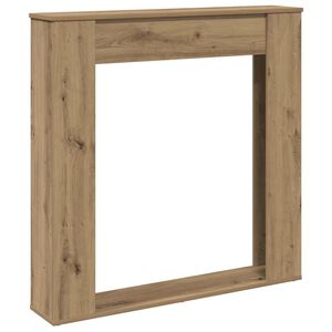 vidaXL Krbov&aacute; obestavba dub artisan 100 x 20 x 100 cm kompozitn&iacute; dřevo