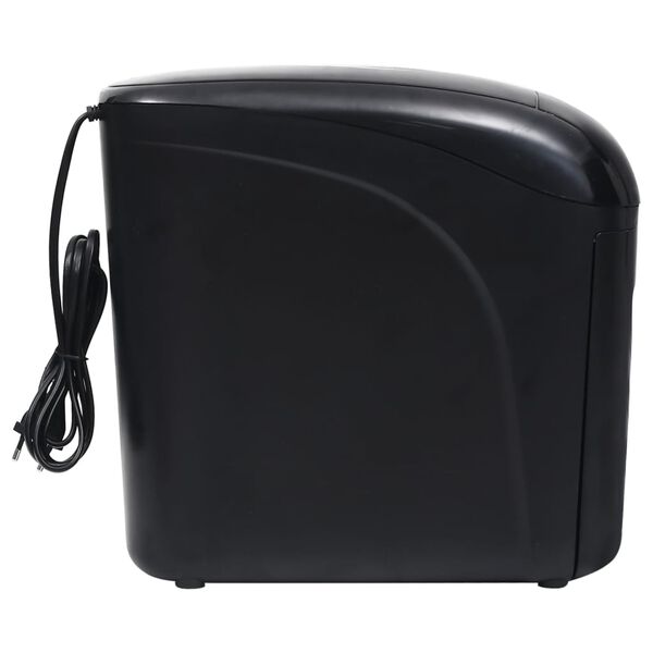 vidaXL Skartovačka 10 listů mikrořez čern&aacute;