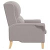 vidaXL křeslo Světle &scaron;ed&aacute; 76 x 94 x 102 cm Měkk&aacute; sherpa tkanina