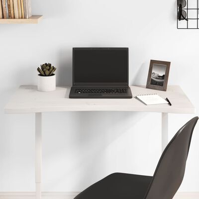 vidaXL Deska psacího stolu bílá 80 x 40 x 2,5 cm masivní borové dřevo