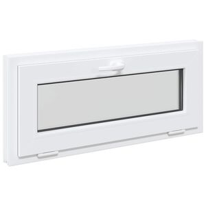 vidaXL Okeno do suter&eacute;nu RISOR 90 x 40 cm PVC a sklo