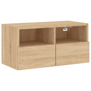 vidaXL N&aacute;stěnn&aacute; TV skř&iacute;ňka dub sonoma 60 x 30 x 30 cm kompozitn&iacute; dřevo