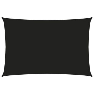 vidaXL Stínící plachta oxfordská látka obdélníková 2,5 x 5 m černá