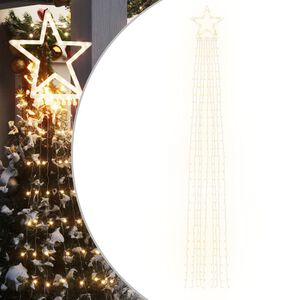 vidaXL Světla na v&aacute;nočn&iacute; stromek 320 teple b&iacute;l&yacute;ch LED 375 cm