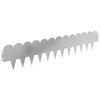 vidaXL Okraj tr&aacute;vn&iacute;ku 30 pcs 103 x 20 cm Ocel Stř&iacute;brn&aacute;