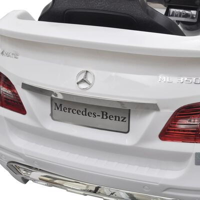 Elektrické dětské auto Mercedes Benz ML350 bílé 6 V, dálkové ovládání