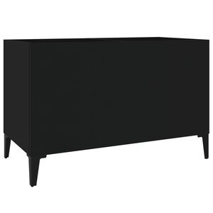 vidaXL Skř&iacute;ňka na LP desky čern&aacute; 74,5 x 38 x 48 cm kompozitn&iacute; dřevo
