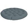 vidaXL Pol&scaron;t&aacute;ř na papasan VIANEN 100% polyester Modr&aacute; &Oslash; 130 x 12 cm