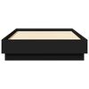 vidaXL Rám postele s LED osvětlením černý 75 x 190 cm