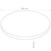 vidaXL Stolní deska kulatá MDF 300 x 18 mm