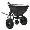 vidaXL Tažn&eacute; rozmetadlo soli PVC a ocel 125 x 74 x 79 cm 45 l