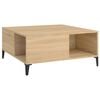 vidaXL Konferenčn&iacute; stolek dub sonoma 80x80x36,5 cm kompozitn&iacute; dřevo