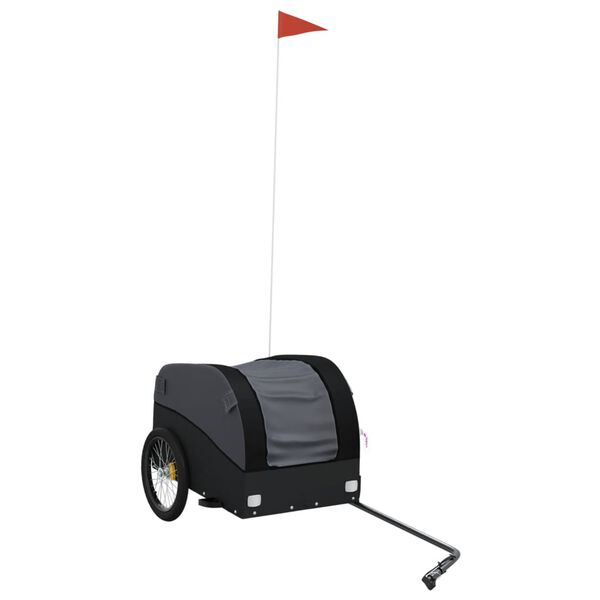 vidaXL Voz&iacute;k za kolo čern&yacute; 30 kg železo