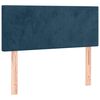 vidaXL Box spring postel s matrac&iacute; tmavě modr&aacute; 120x190 cm samet