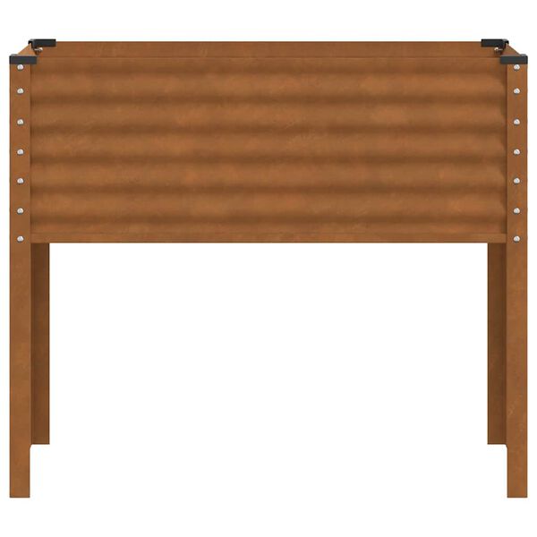 vidaXL Zahradn&iacute; květin&aacute;č 100 x 45 x 90 cm, odoln&yacute; proti povětrnostn&iacute;m vlivům, ocel