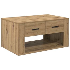 vidaXL Konferenčn&iacute; stolek Artisanov&yacute; dub 80 x 50 x 40 cm