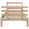 vidaXL Rám postele s čelem 90 x 190 cm masivní borovice