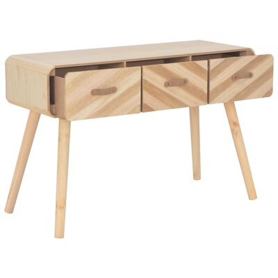 vidaXL Konzolový stolek 100 x 35 x 68 cm masivní dřevo