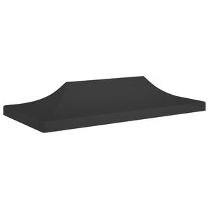 vidaXL Střecha k party stanu 6 x 3 m čern&aacute; 270 g/m&sup2;