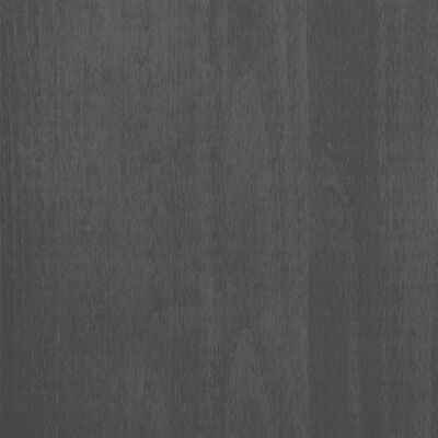 vidaXL Šatní skříň HAMAR tmavě šedá 89 x 50 x 180 cm masivní borovice
