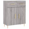vidaXL Skř&iacute;ň highboard &scaron;ed&aacute; sonoma 69,5 x 34 x 180 cm kompozitn&iacute; dřevo