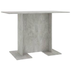 vidaXL J&iacute;deln&iacute; stůl betonově &scaron;ed&yacute; 110 x 60 x 75 cm kompozitn&iacute; dřevo