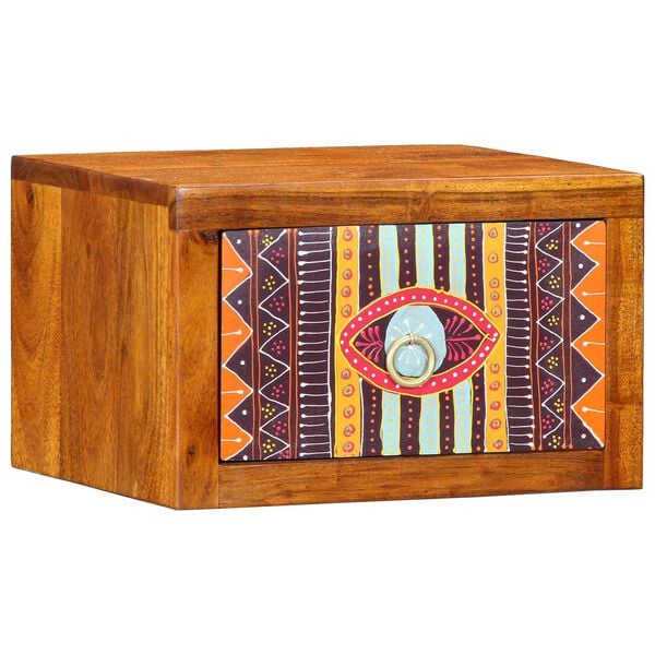 vidaXL Noční skříňka Hnědá 35 x 30 x 22 cm masivní akáciové dřevo