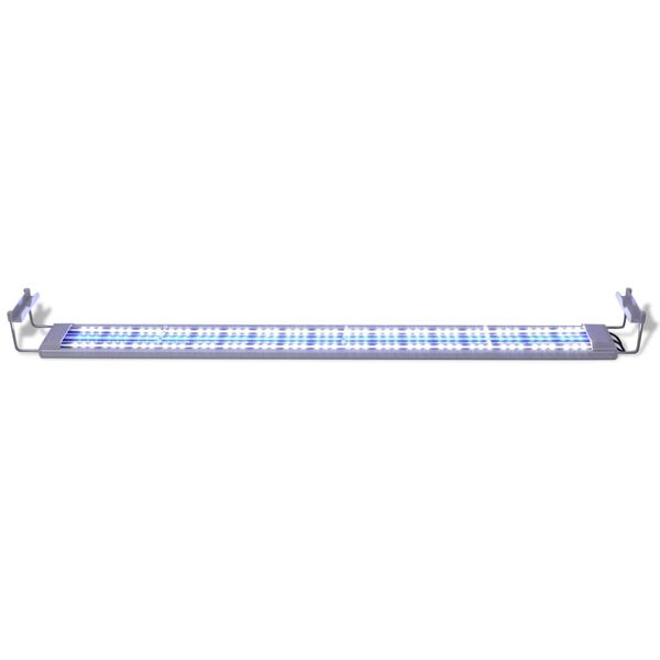 vidaXL LED akvarijn&iacute; lampa 100&ndash;110 cm hlin&iacute;k IP67
