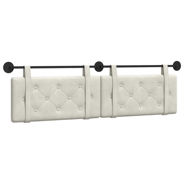 vidaXL Z&aacute;věsn&aacute; čeln&iacute; deska N&aacute;stěnn&yacute; Kr&eacute;mov&aacute; 190 x 55 x 5 cm samet